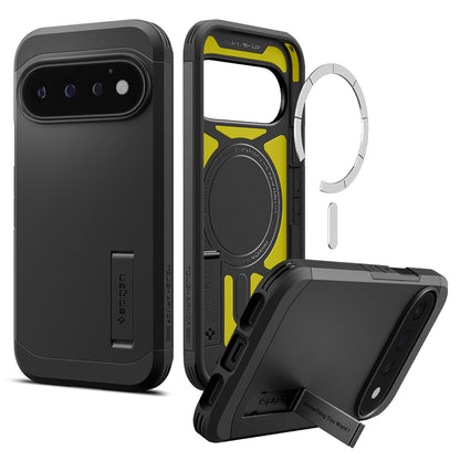 Husa MagSafe pentru Google Pixel 11 Pro, Spigen, Tough Armor, Neagra ACS11433