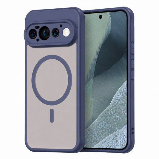 Husa MagSafe pentru Google Pixel 11 Pro, Techsuit, HaloFrost II, Bleumarin