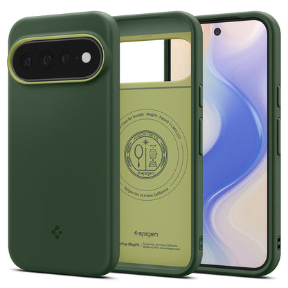 Husa MagSafe pentru Google Pixel 11 Pro XL, Spigen, Caseology Nano Pop, Verde ACS11456