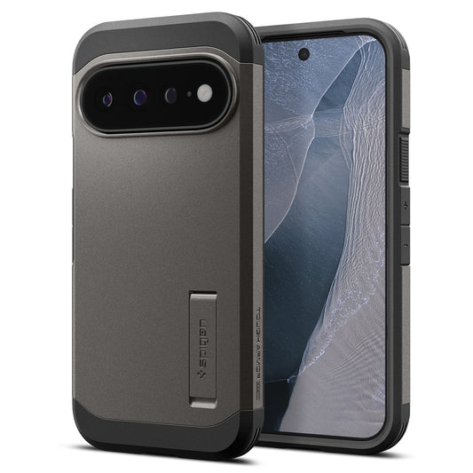 Husa MagSafe pentru Google Pixel 11 Pro XL, Spigen, Tough Armor, Gri ACS11865