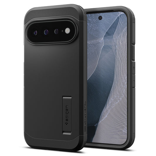 Husa MagSafe pentru Google Pixel 11 Pro XL, Spigen, Tough Armor, Neagra ACS11453