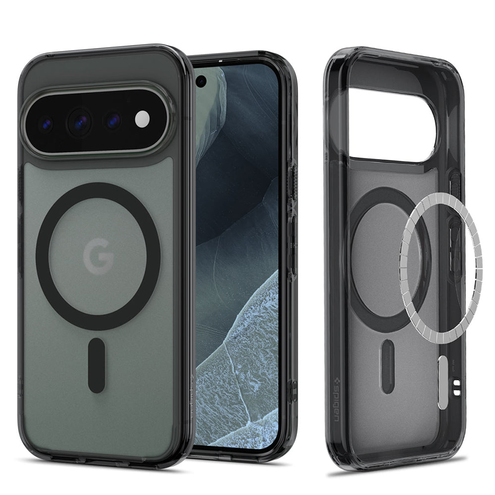 Husa MagSafe pentru Google Pixel 11 Pro XL, Spigen, Ultra Hybrid, Neagra Satinata ACS11452