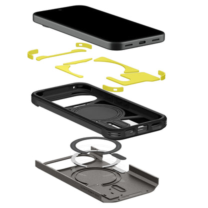 Husa MagSafe pentru Google Pixel 11, Spigen, Tough Armor, Gri ACS11855