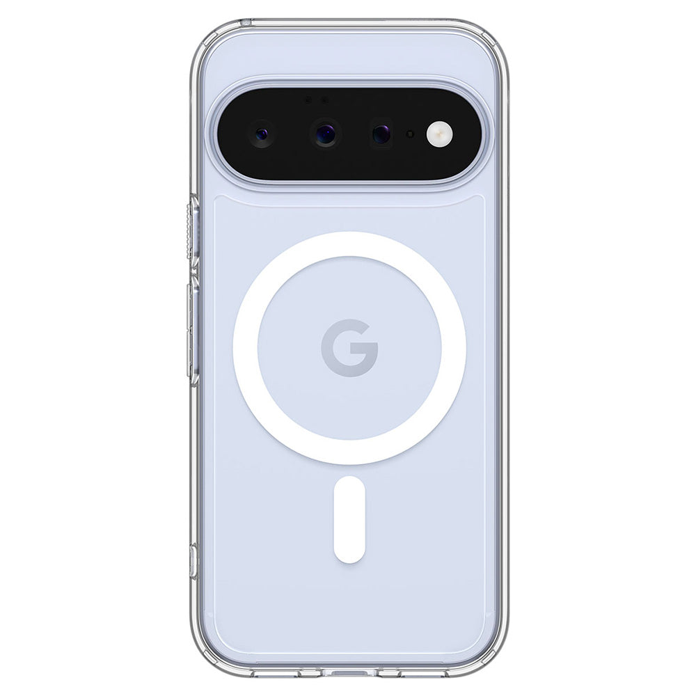 Husa MagSafe pentru Google Pixel 11, Spigen, Ultra Hybrid, Transparenta Alba ACS11441
