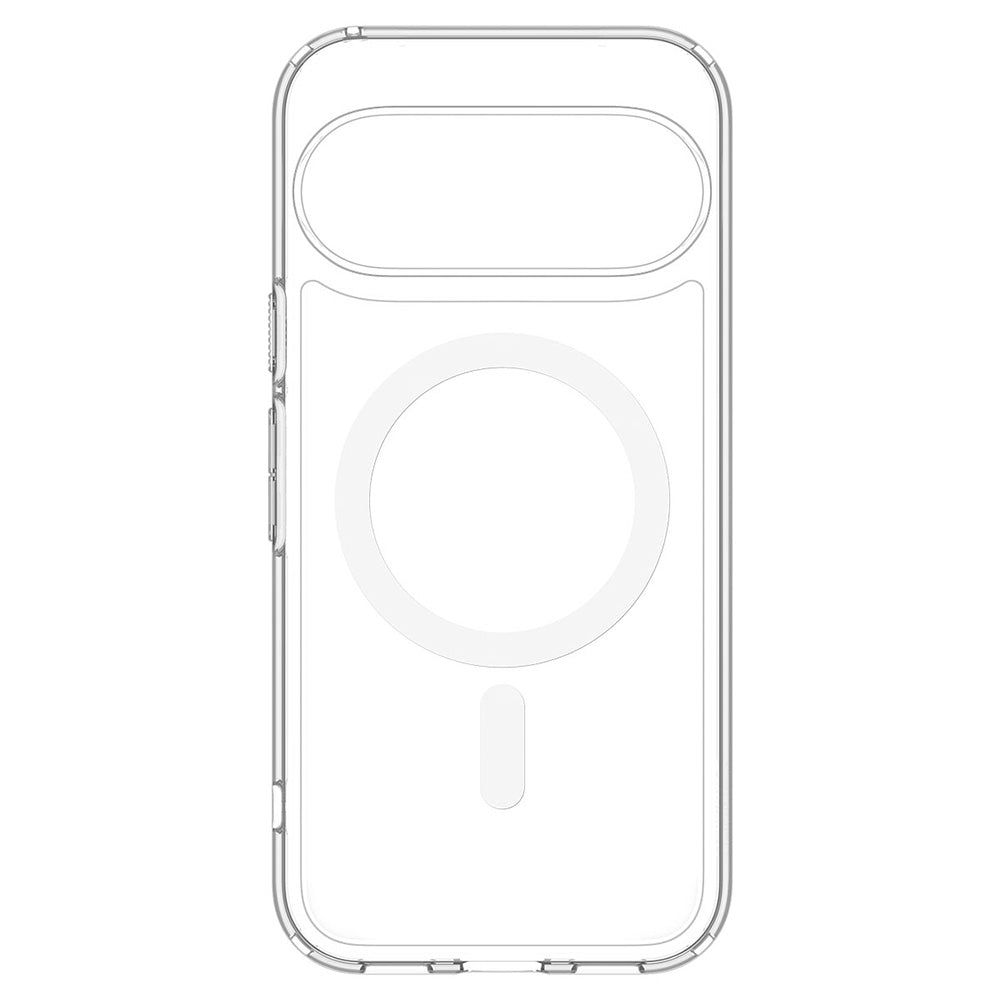 Husa MagSafe pentru Google Pixel 11, Spigen, Ultra Hybrid, Transparenta Alba ACS11441