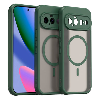 Husa MagSafe pentru Google Pixel 11, Techsuit, HaloFrost II, Verde