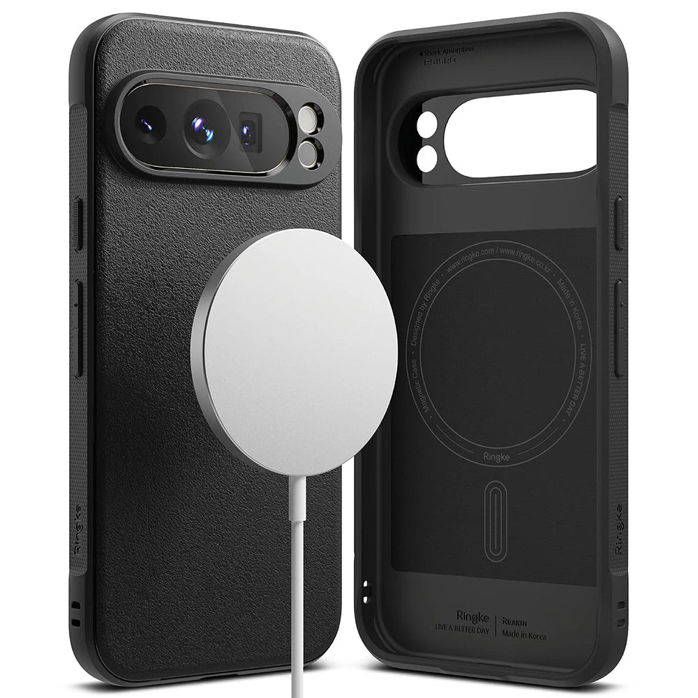 Husa MagSafe pentru Google Pixel 9 Pro, Ringke, Onyx, Neagra
