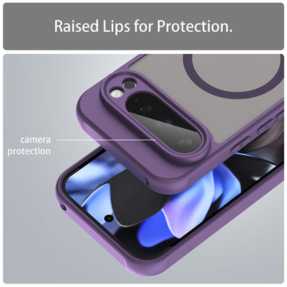 Husa MagSafe pentru Google Pixel 9 Pro, Techsuit, HaloFrost II, Mov