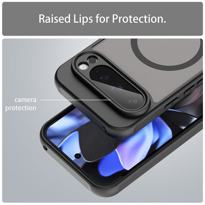 Husa MagSafe pentru Google Pixel 9 Pro, Techsuit, HaloFrost II, Neagra