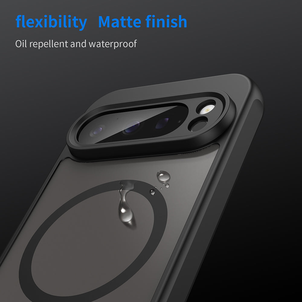 Husa MagSafe pentru Google Pixel 9 Pro, Techsuit, HaloFrost II, Neagra