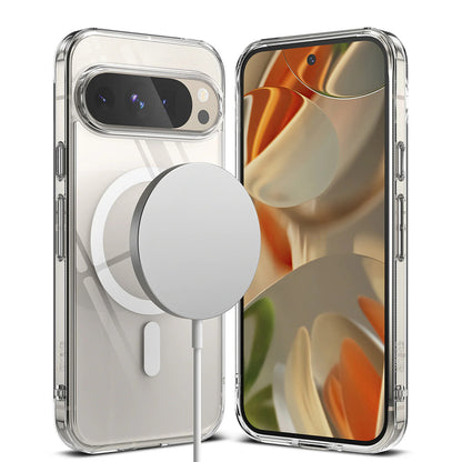 Husa MagSafe pentru Google Pixel 9 Pro XL, Ringke, Fusion, Transparenta