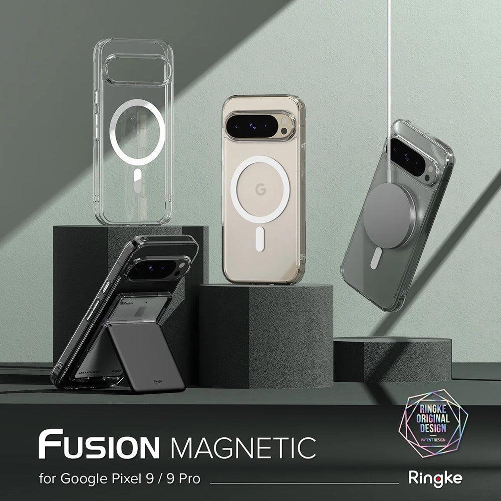 Husa MagSafe pentru Google Pixel 9 Pro XL, Ringke, Fusion, Transparenta