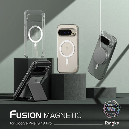 Husa MagSafe pentru Google Pixel 9 Pro XL, Ringke, Fusion, Transparenta