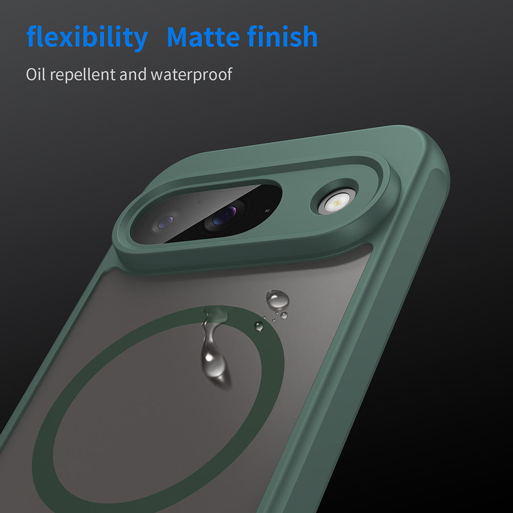 Husa MagSafe pentru Google Pixel 9, Techsuit, HaloFrost II, Verde
