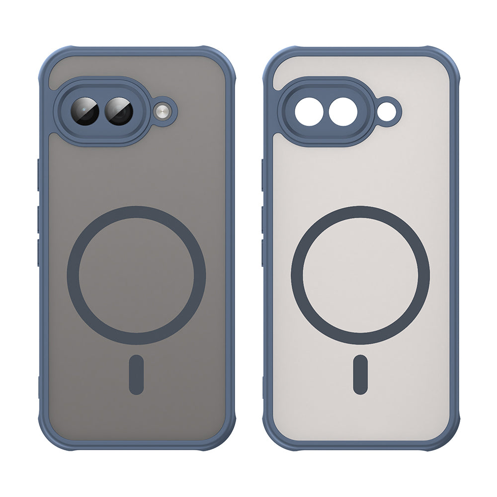 Husa MagSafe pentru Google Pixel 9a, Techsuit, HaloFrost II, Bleumarin