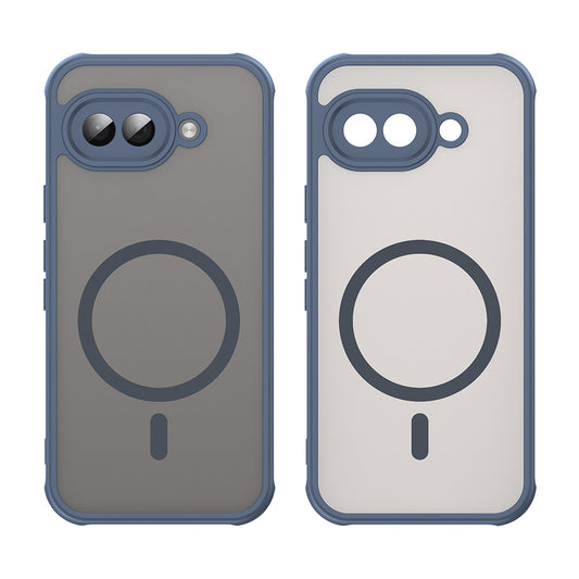 Husa MagSafe pentru Google Pixel 9a, Techsuit, HaloFrost II, Bleumarin