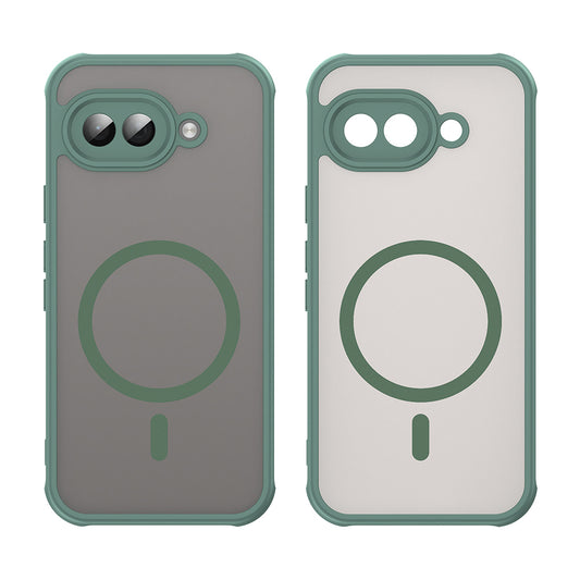 Husa MagSafe pentru Google Pixel 9a, Techsuit, HaloFrost II, Verde