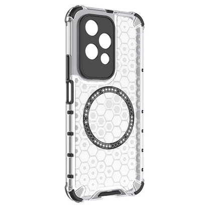 Husa MagSafe pentru Honor 200 Lite, Techsuit, HoneyComb Shield, Alba