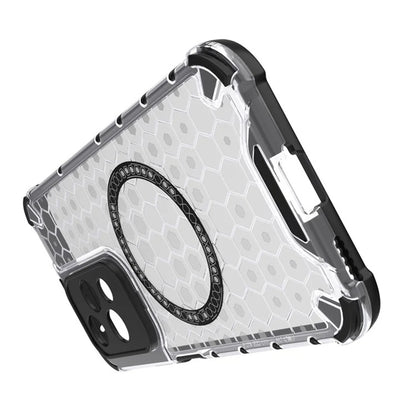 Husa MagSafe pentru Honor 200 Lite, Techsuit, HoneyComb Shield, Alba