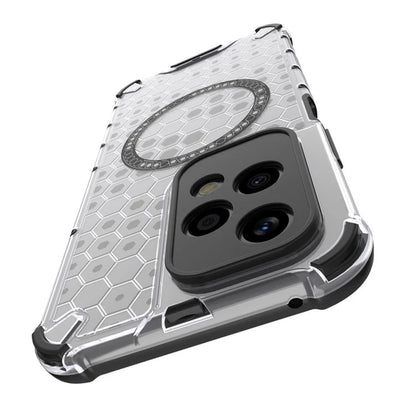 Husa MagSafe pentru Honor 200 Lite, Techsuit, HoneyComb Shield, Neagra