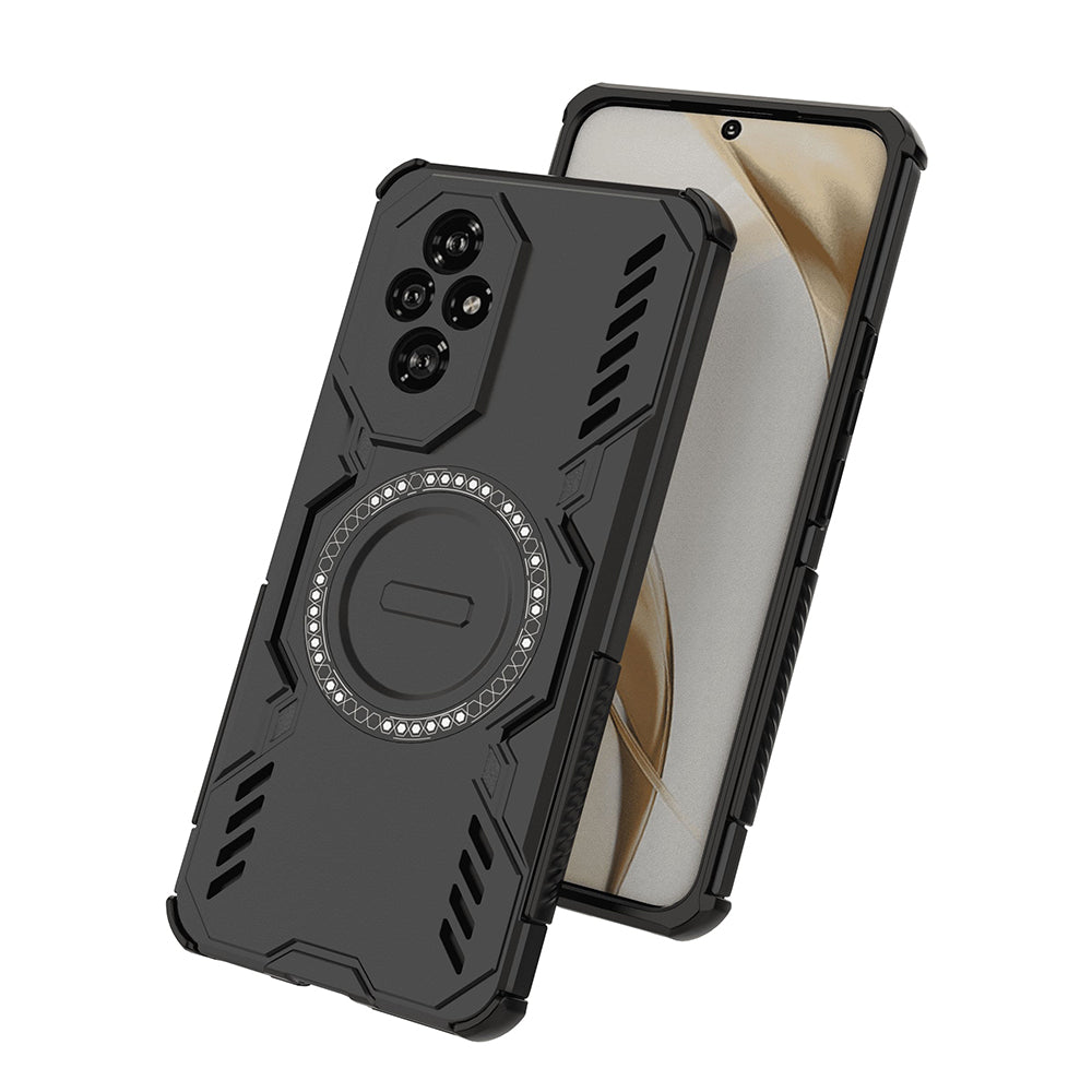 Husa MagSafe pentru Honor 200, Techsuit, ArmorMag, Neagra