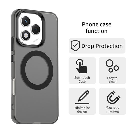 Husa MagSafe pentru Honor 400 Lite, Techsuit, CandyCase, Neagra