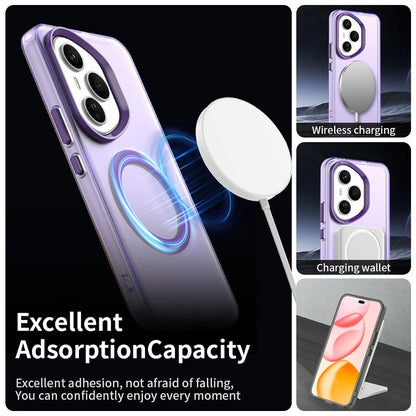 Husa MagSafe pentru Honor 400 Pro, Techsuit, CandyCase, Mov