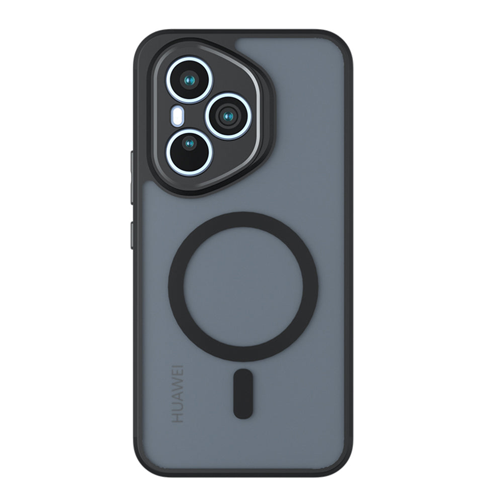 Husa MagSafe pentru Honor 400 Pro, Techsuit, PureFrost, Neagra Satinata