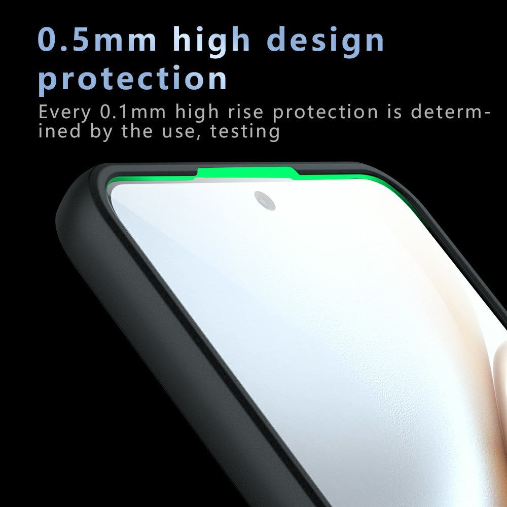 Husa MagSafe pentru Honor 400 Smart 4G / X7d 4G / 400 Smart 5G, Techsuit, PureFrost, Neagra Satinata