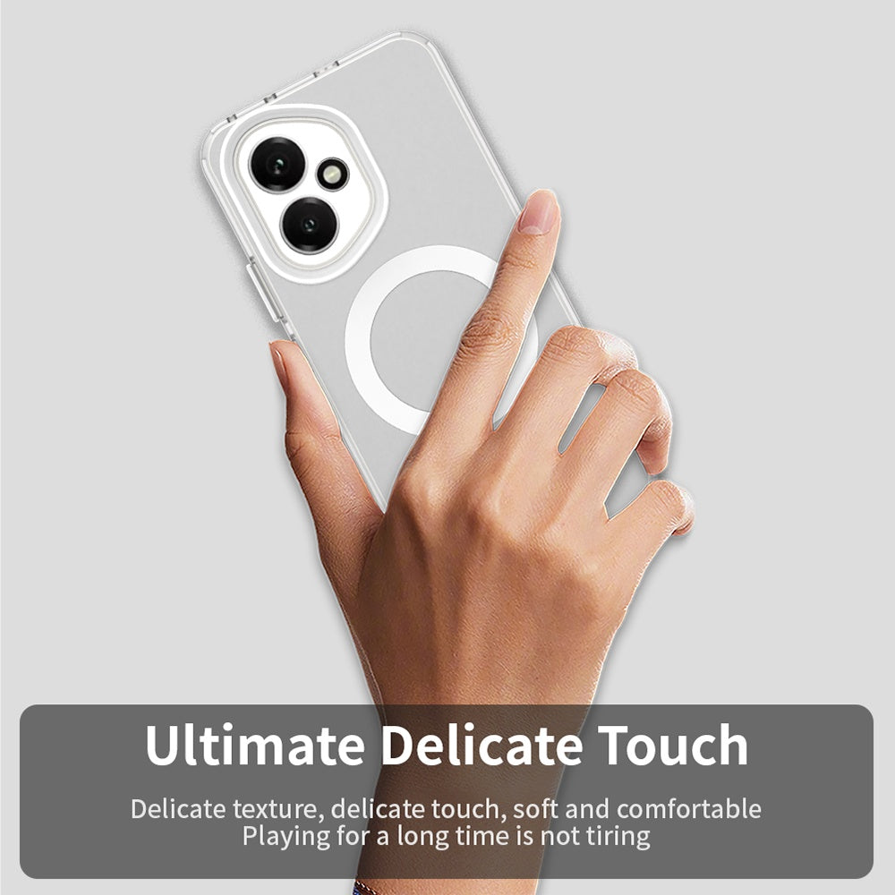 Husa MagSafe pentru Honor 400, Techsuit, CandyCase, Alba