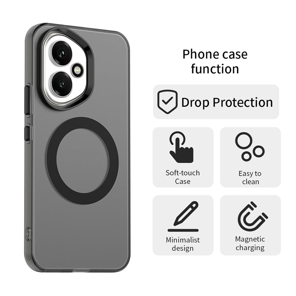 Husa MagSafe pentru Honor 400, Techsuit, CandyCase, Neagra