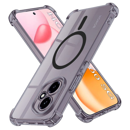 Husa MagSafe pentru Honor 400, Techsuit, Shockproof Clear, Fumurie