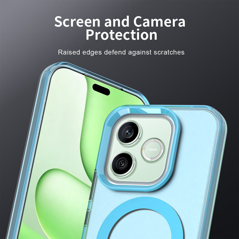 Husa MagSafe pentru Honor 600 Lite, Techsuit, CandyCase, Albastra