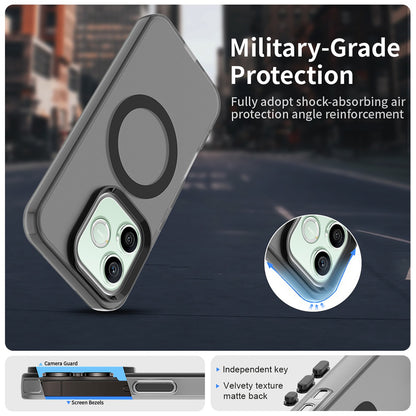 Husa MagSafe pentru Honor 600 Lite, Techsuit, CandyCase, Neagra