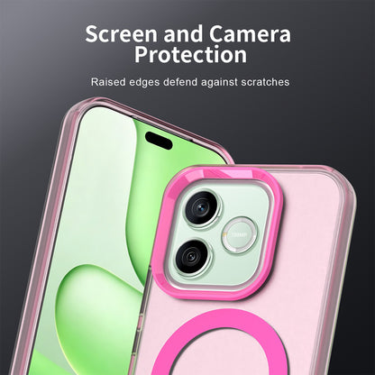 Husa MagSafe pentru Honor 600 Lite, Techsuit, CandyCase, Roz