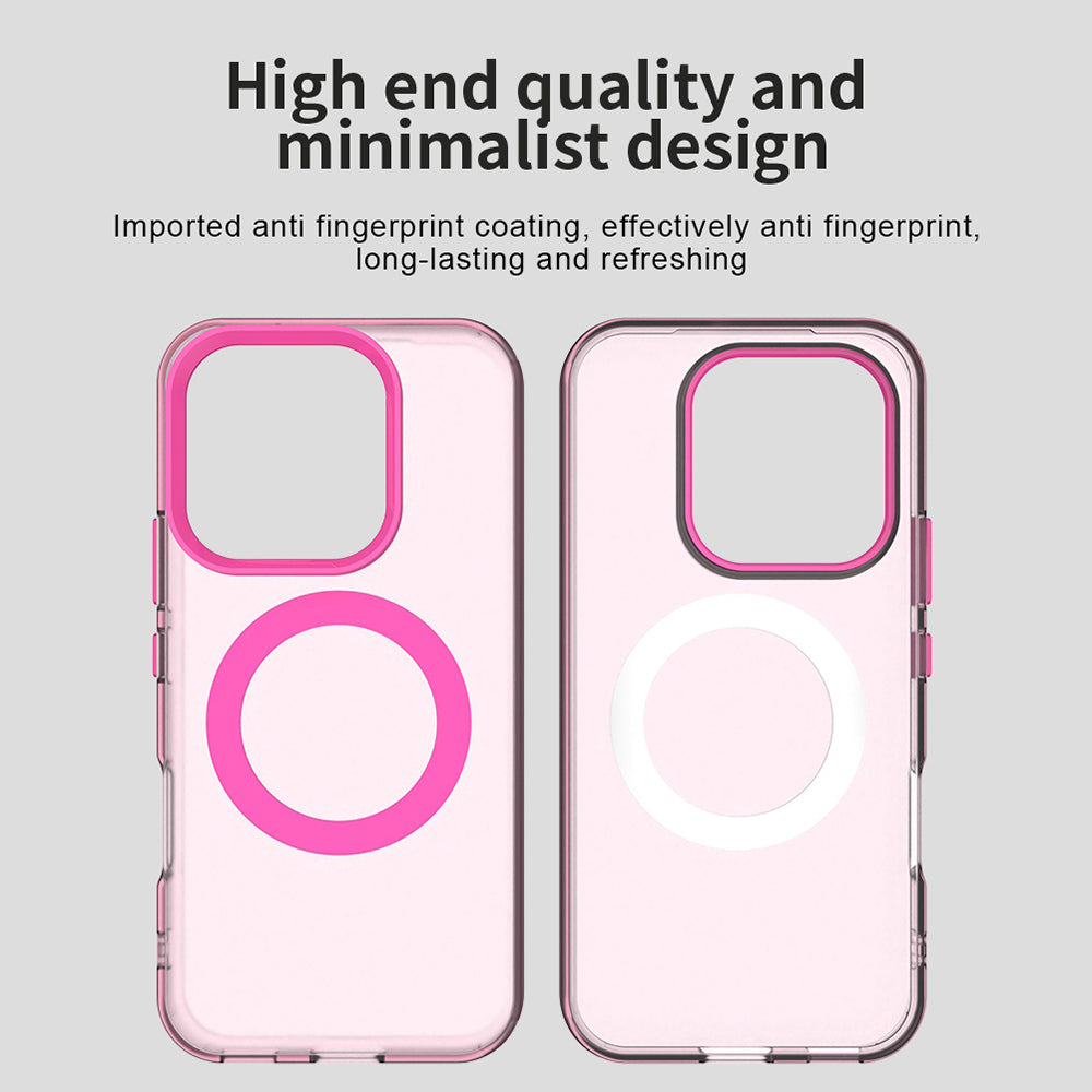 Husa MagSafe pentru Honor 600 Lite, Techsuit, CandyCase, Roz