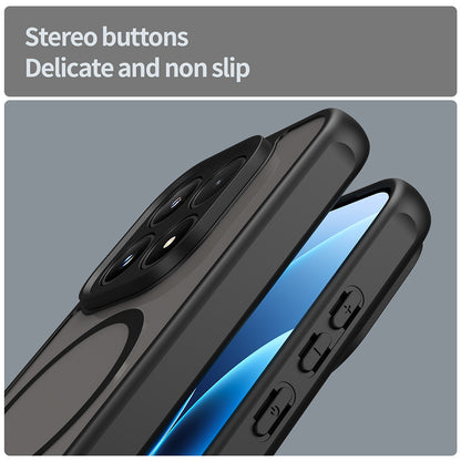 Husa MagSafe pentru Honor 600 Lite, Techsuit, HaloFrost II, Neagra