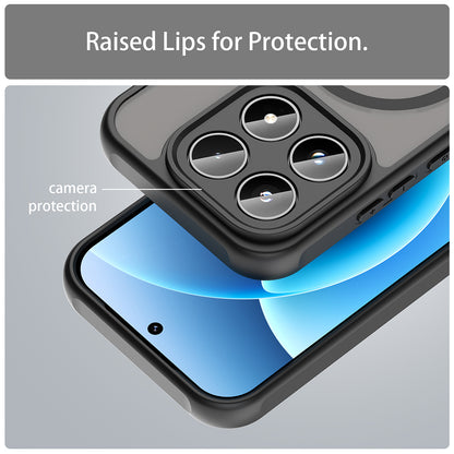 Husa MagSafe pentru Honor 600 Lite, Techsuit, HaloFrost II, Neagra