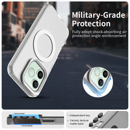 Husa MagSafe pentru Honor 600 Pro / 600, Techsuit, CandyCase, Alba