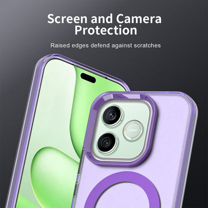 Husa MagSafe pentru Honor 600 Pro / 600, Techsuit, CandyCase, Mov