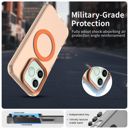 Husa MagSafe pentru Honor 600 Pro / 600, Techsuit, CandyCase, Portocalie