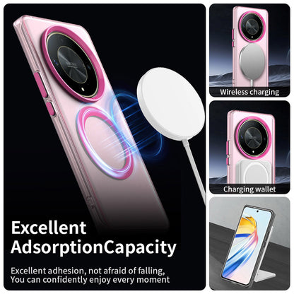 Husa MagSafe pentru Honor Magic6 Lite, Techsuit, CandyCase, Roz