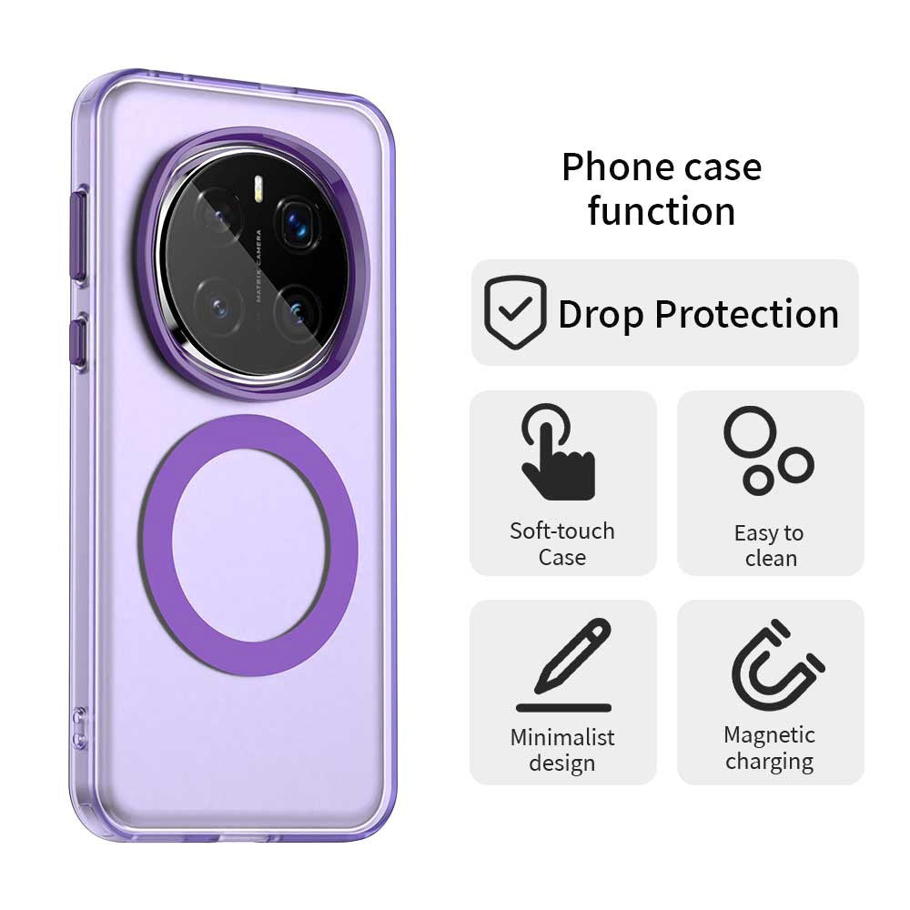 Husa MagSafe pentru Honor Magic7 Pro, Techsuit, CandyCase, Mov