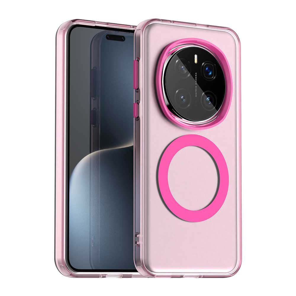 Husa MagSafe pentru Honor Magic7 Pro, Techsuit, CandyCase, Roz