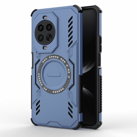 Husa MagSafe pentru Huawei nova 14 Pro, Techsuit, ArmorMag, Albastra