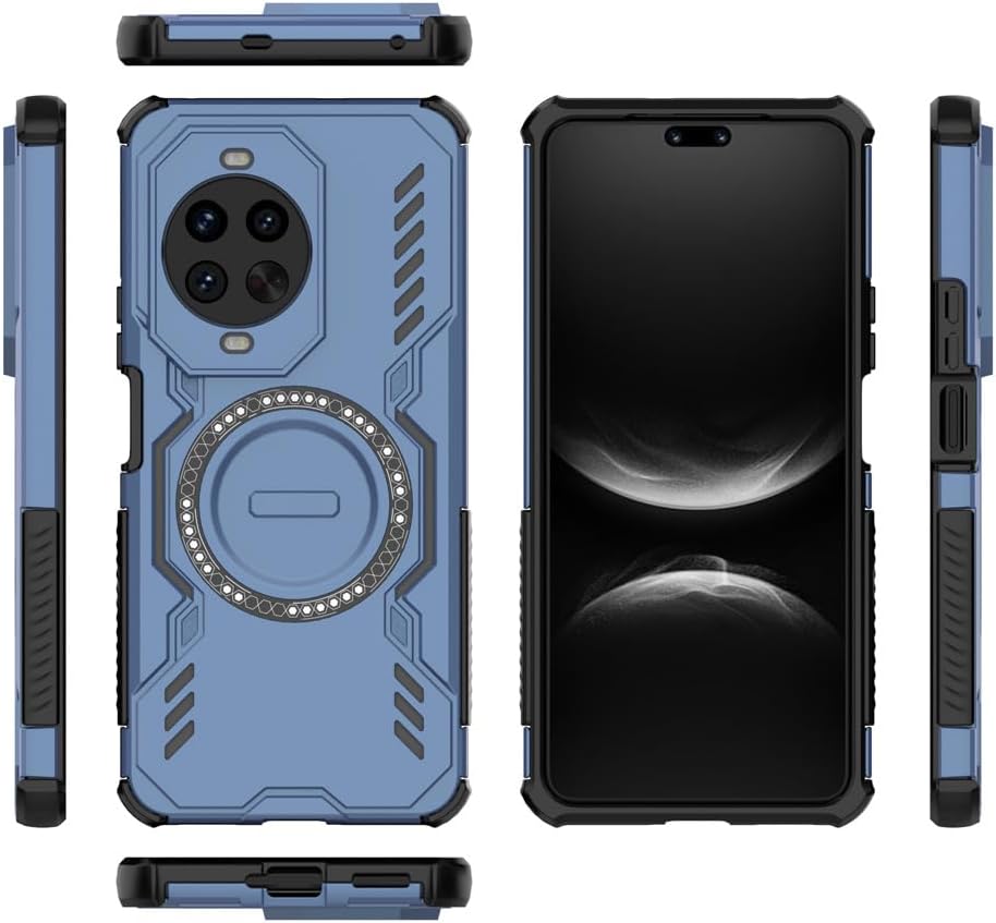 Husa MagSafe pentru Huawei nova 14 Pro, Techsuit, ArmorMag, Albastra