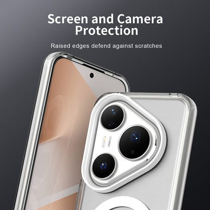 Husa MagSafe pentru Huawei Pura 80 Pro, Techsuit, CandyCase, Alba