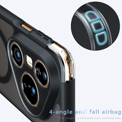 Husa MagSafe pentru Huawei Pura 80 Ultra, Techsuit, PureFrost, Neagra Satinata
