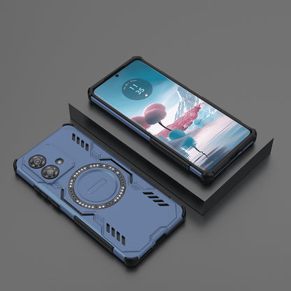 Husa MagSafe pentru Motorola Edge 40 Neo, Techsuit, ArmorMag, Albastra