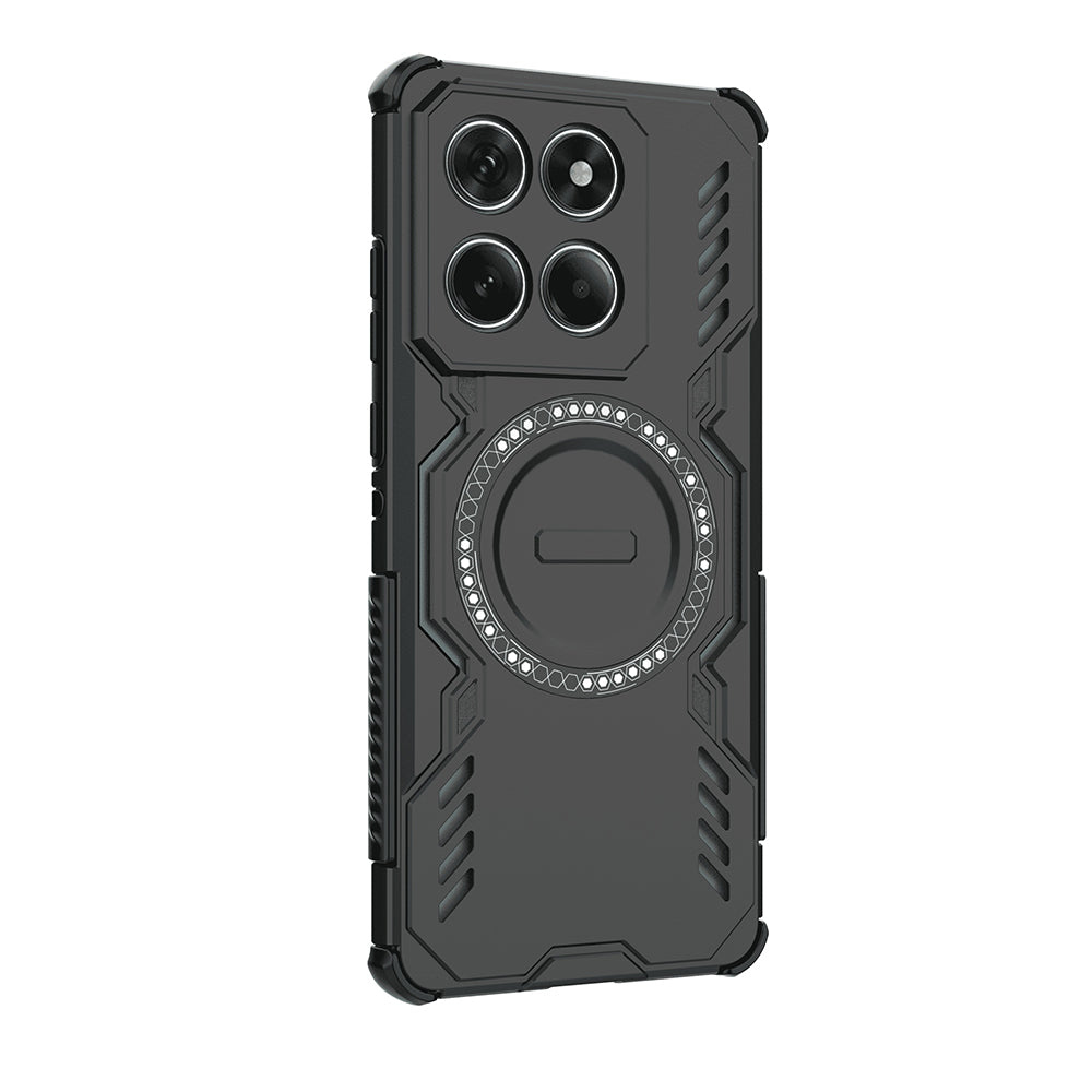 Husa MagSafe pentru Motorola Edge 60 Fusion / Edge 60, Techsuit, ArmorMag, Neagra